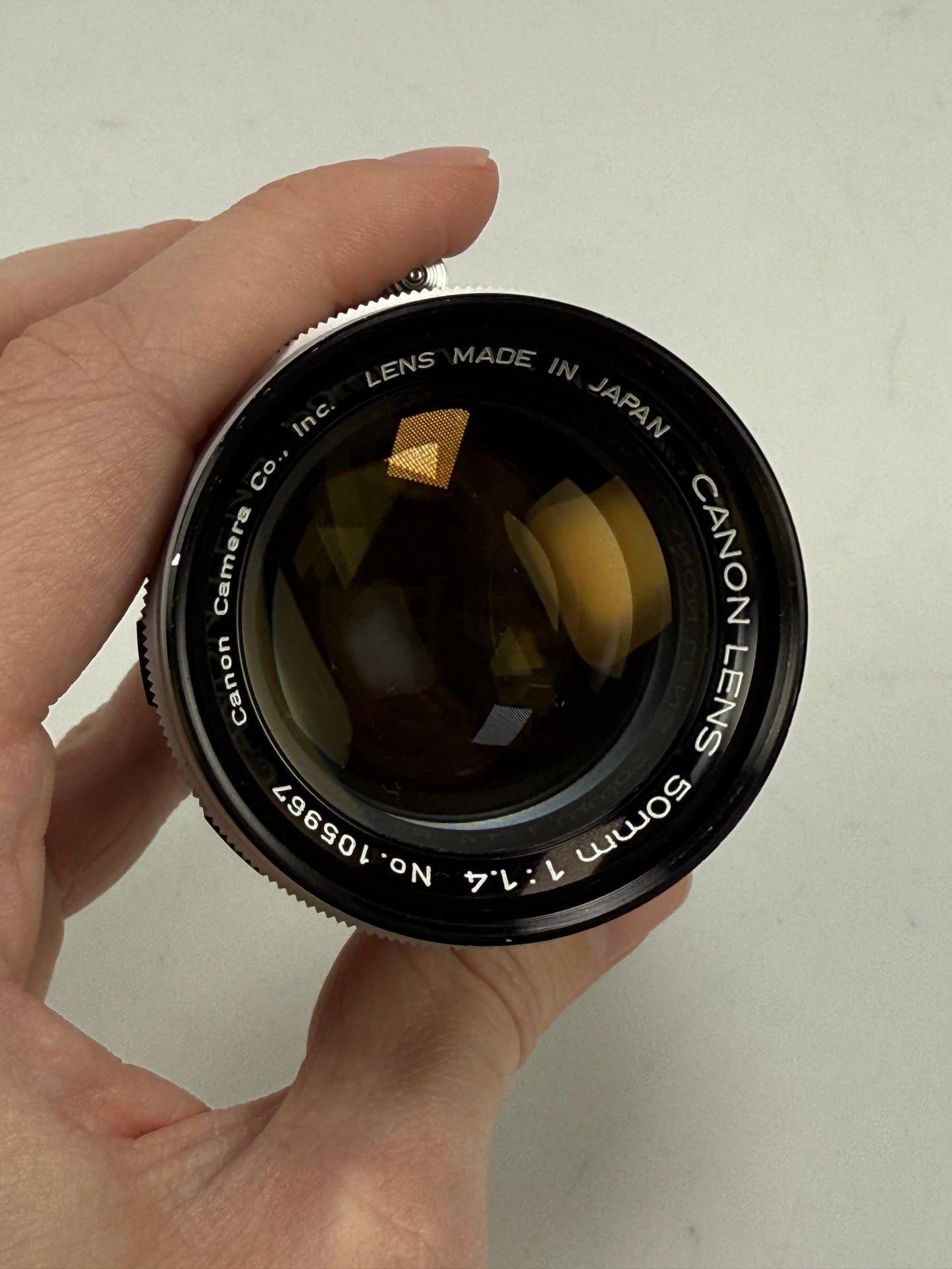 Canon 50mm f1.4 L L39 Leica Screw Mount LTM Lens