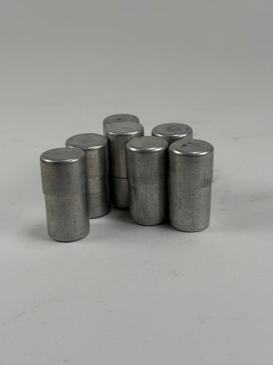 127 film metal spool and canister lot of 7