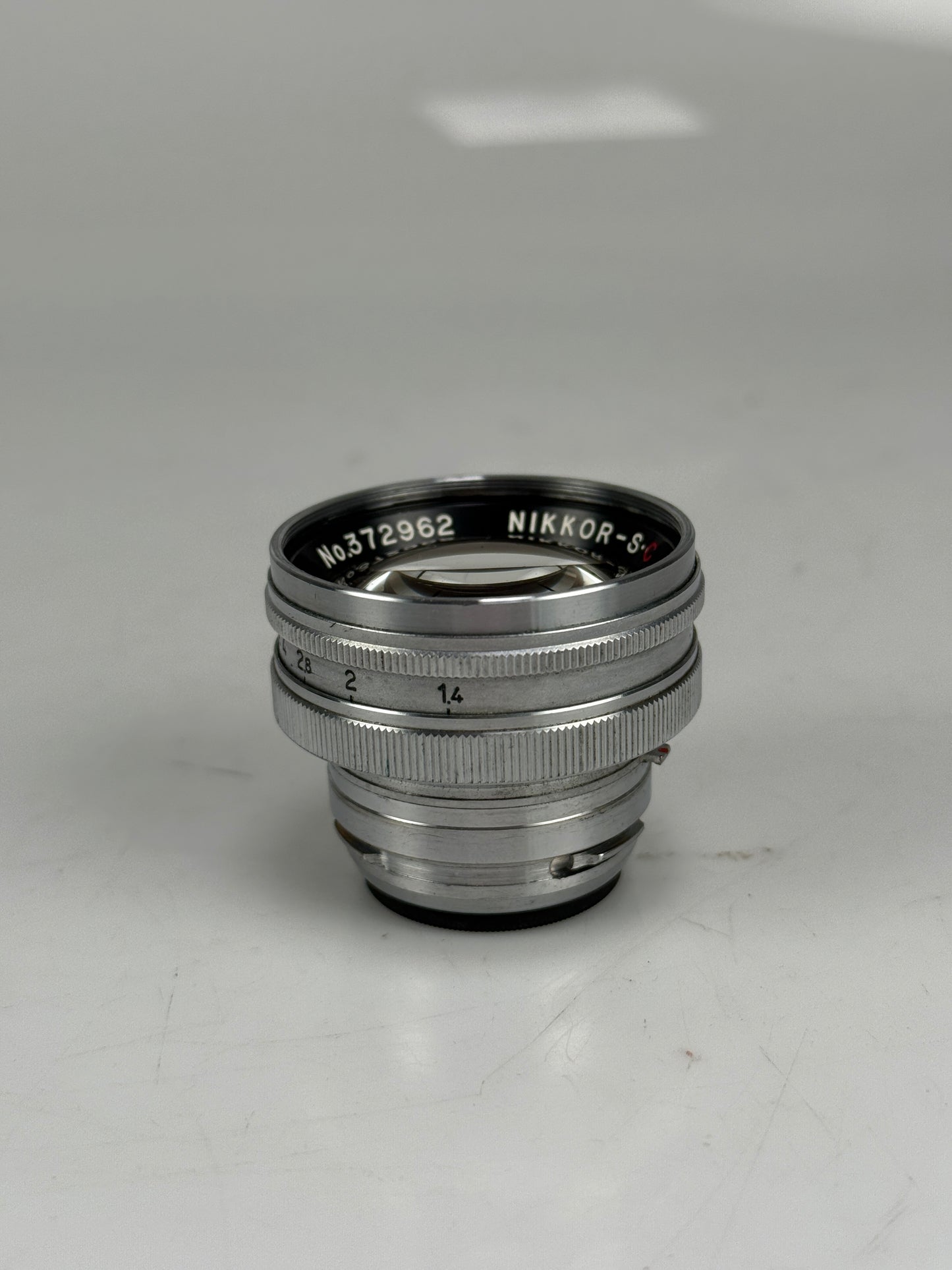 Nikon Nikkor S C 5cm 50mm f1.4 Nippon Kogaku Rangefinder Lens Chrome