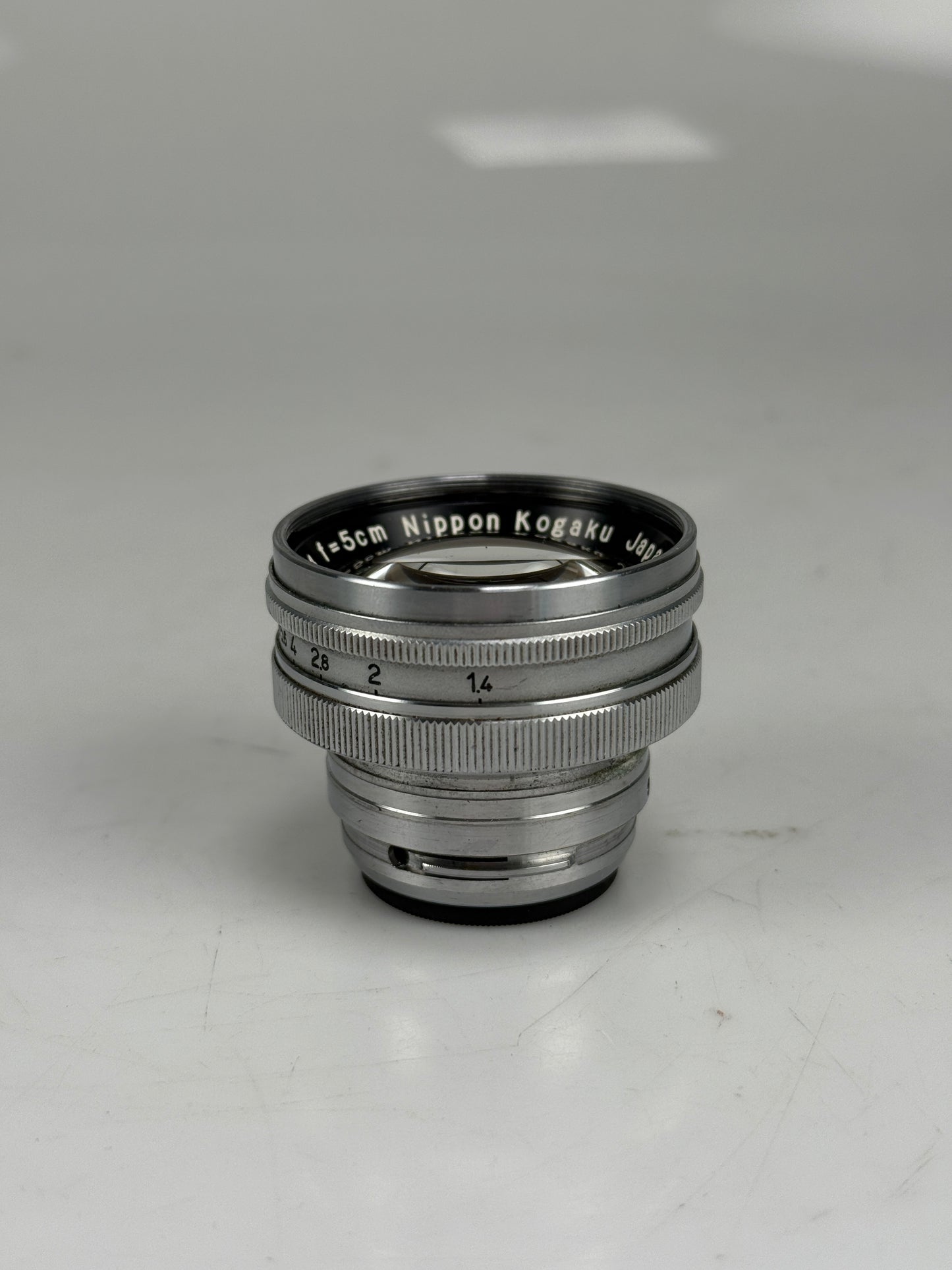 Nikon Nikkor S C 5cm 50mm f1.4 Nippon Kogaku Rangefinder Lens Chrome