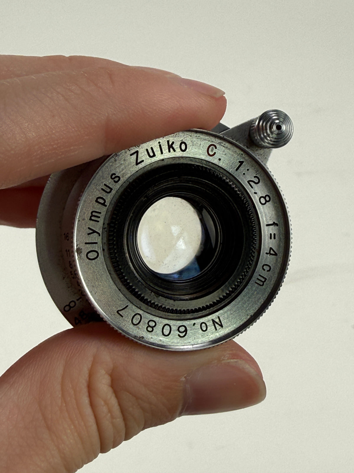 Leica LTM SM Olympus Zuiko C 4cm 40mm f2.8 Lens RARE Rangefinder
