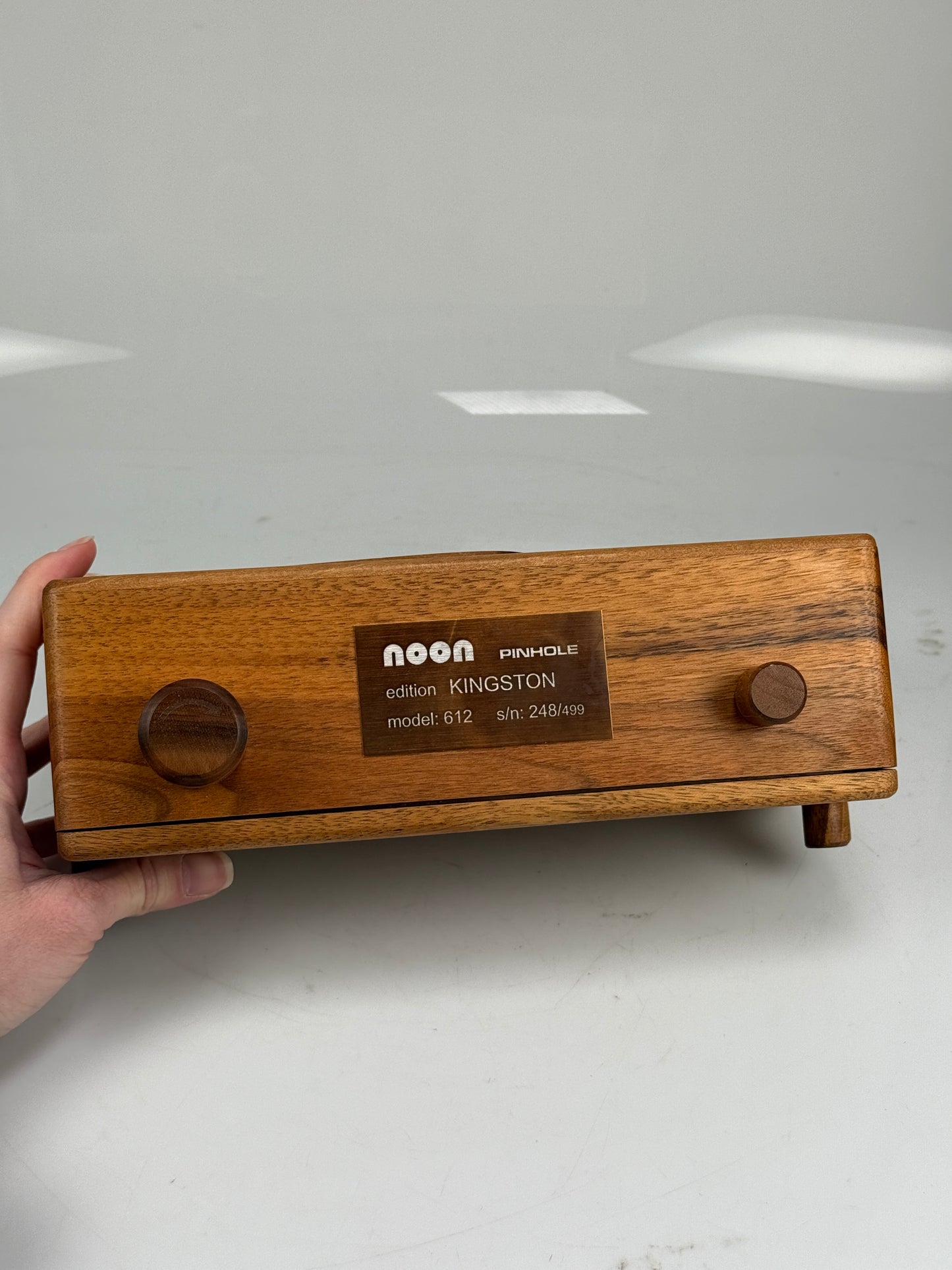 Noon 612 Pinhole Camera Wood 120 Film Jacek Urbanik Kingston Edition