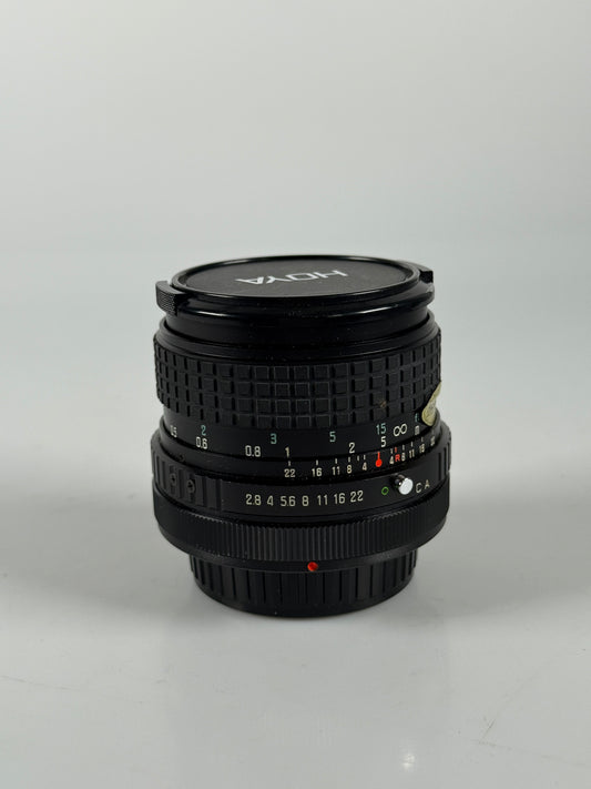 Hoya HMC Wide-Auto 28mm F2.8 Wide Angle Lens for Canon FD Mount, MF