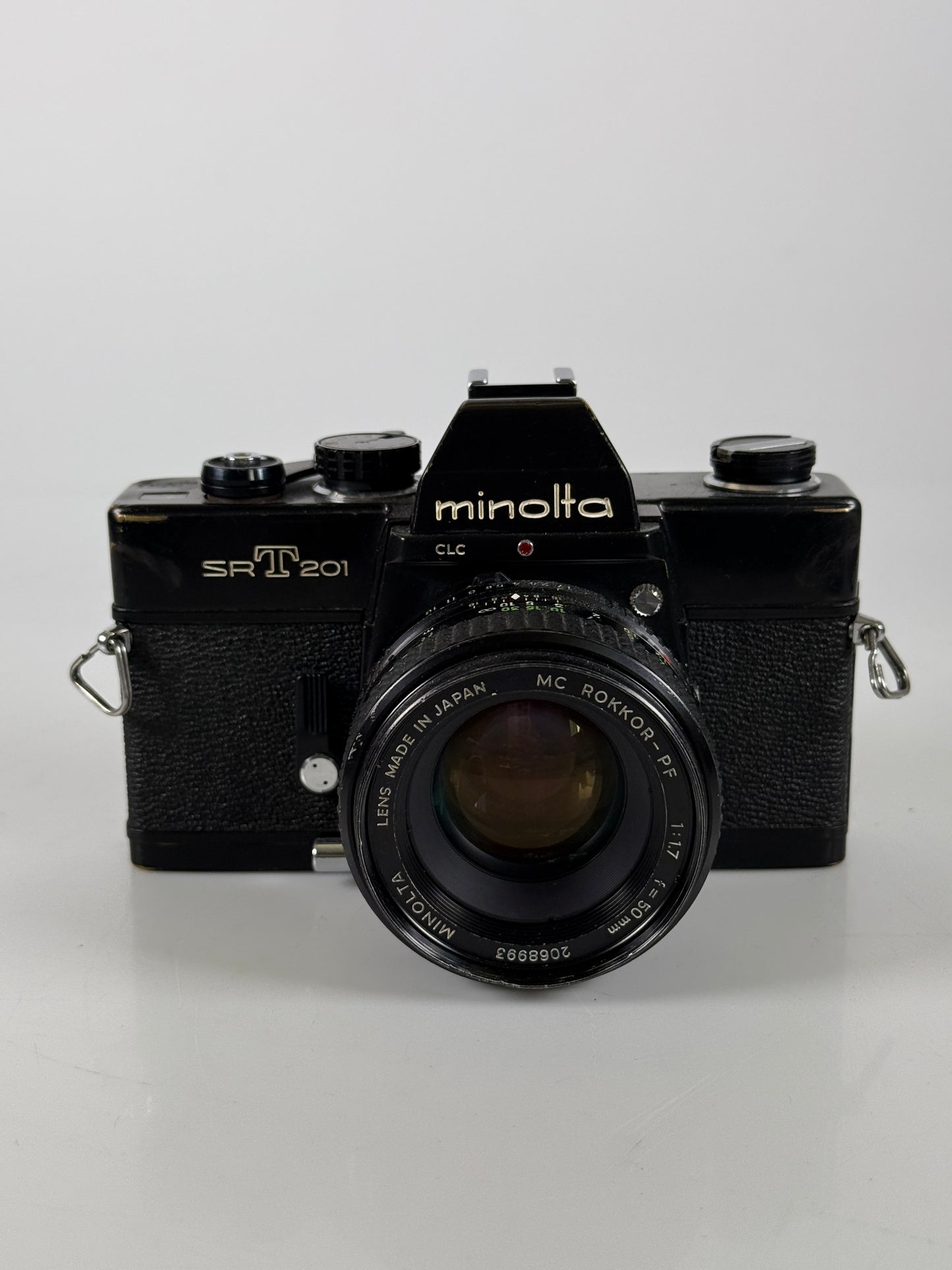 Minolta SRT 201 35mm film camera body with MD  50mm f1.7 lens