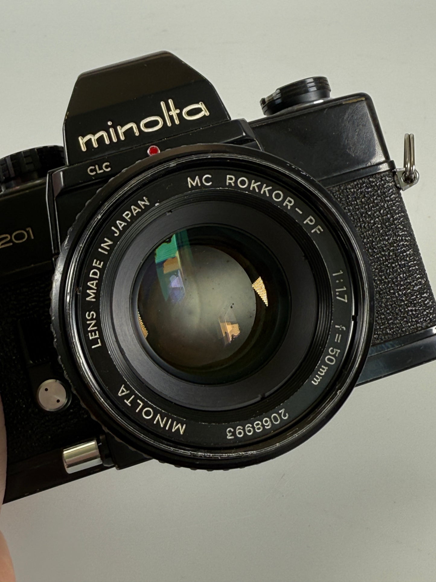 Minolta SRT 201 35mm film camera body with MD  50mm f1.7 lens