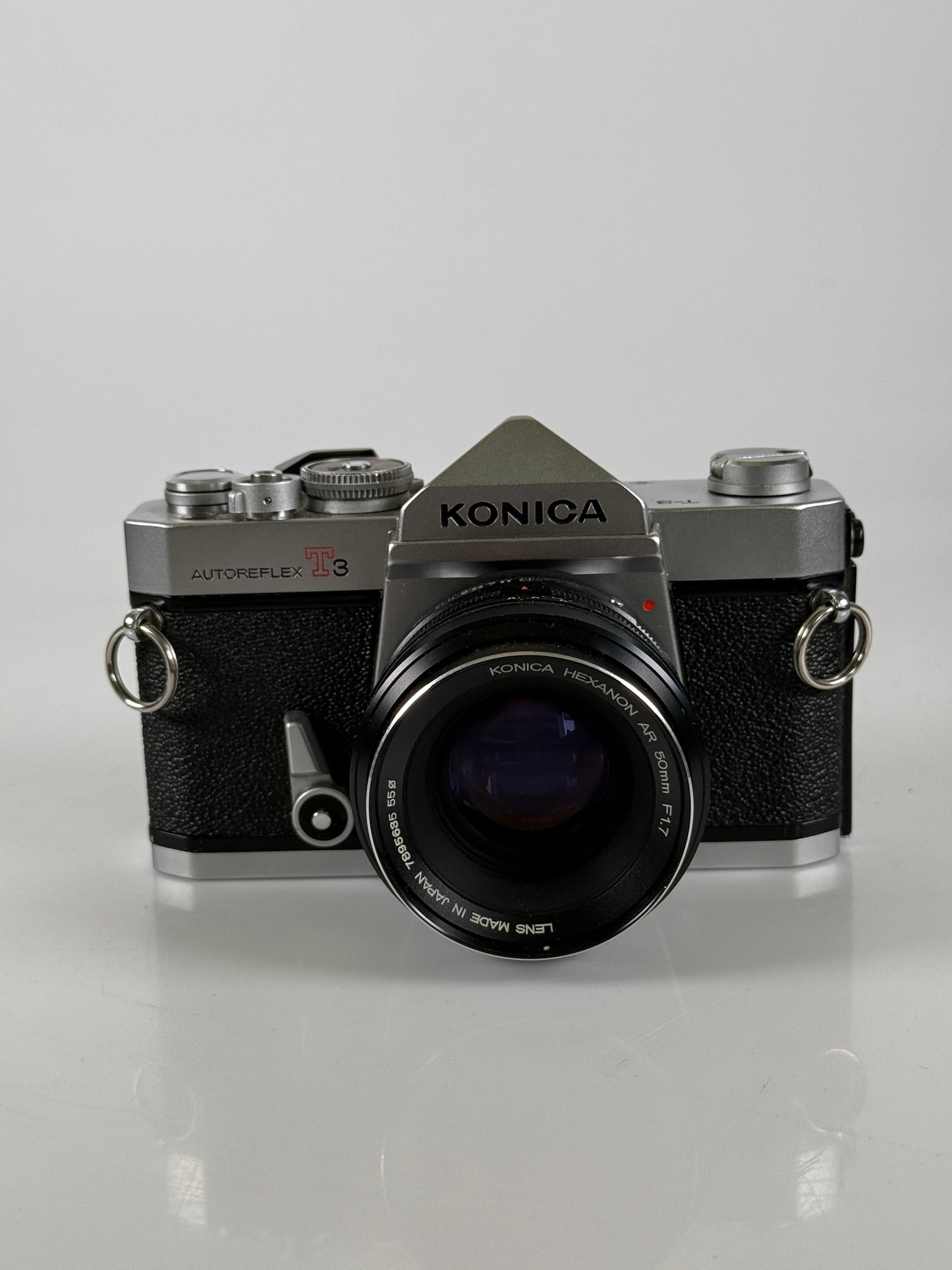 Konica Autoreflex T3 35mm SLR Film Camera with AR 50mm F1.7 lens