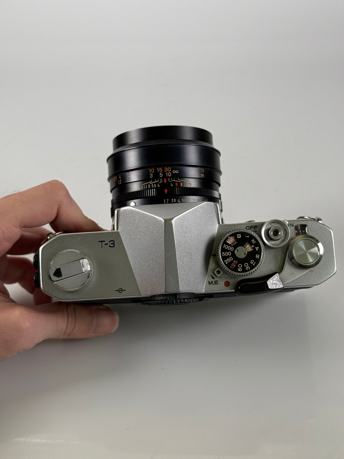 Konica Autoreflex T3 35mm SLR Film Camera with AR 50mm F1.7 lens