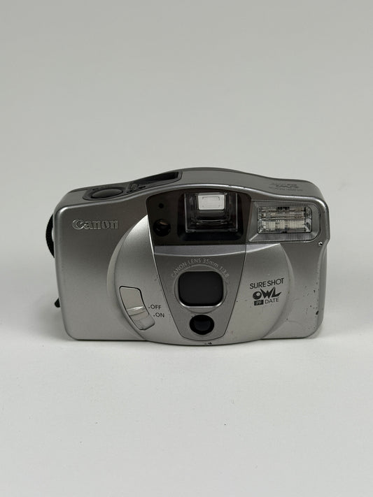 Canon Sure Shot Owl PF Date 35mm Film Camera Point & Shoot Film
