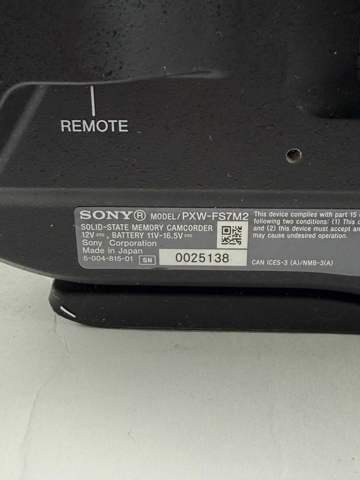 Sony PXW-FS7M2 XDCAM Super 35 Camera Body