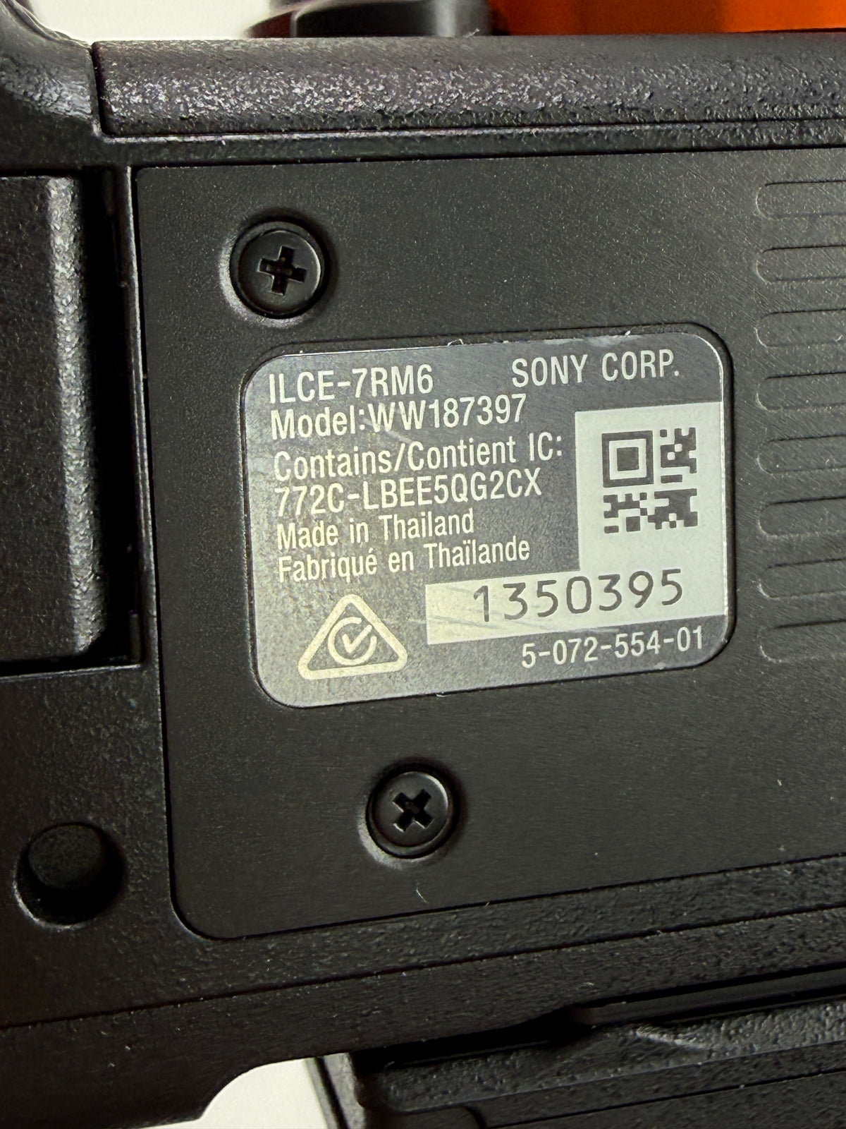 Sony a7R VI (USA model) Mirrorless Digital Camera Body