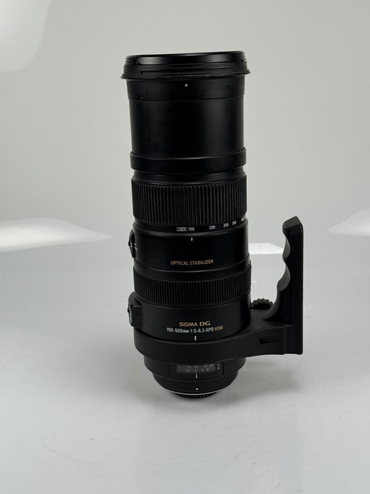 Sigma AF 150-500mm f5-6.3 APO DG HSM Lens Nikon