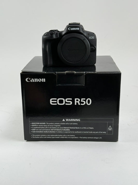 Canon EOS R50 24.2MP Mirrorless Camera Body Only