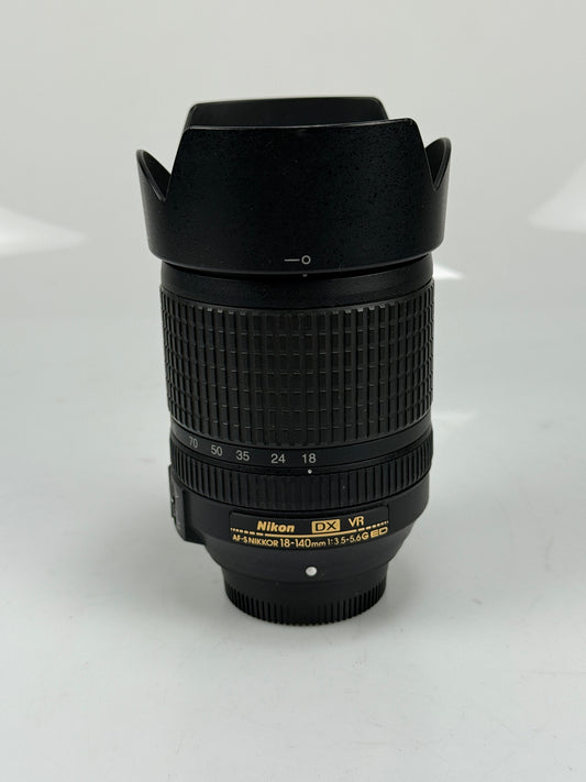 Nikon Nikkor AF-S 18-140mm f3.5-5.6 G ED VR DX Lens AFS