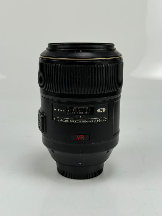 Nikon Nikkor AF-S 105mm f2.8 G VR Micro IF ED Lens AFS