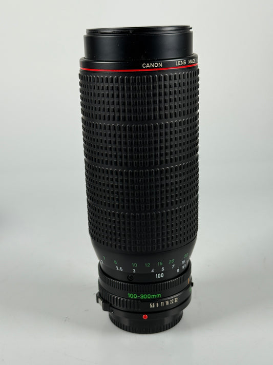 Canon New FD NFD L 100-300mm f5.6 MF Zoom Lens