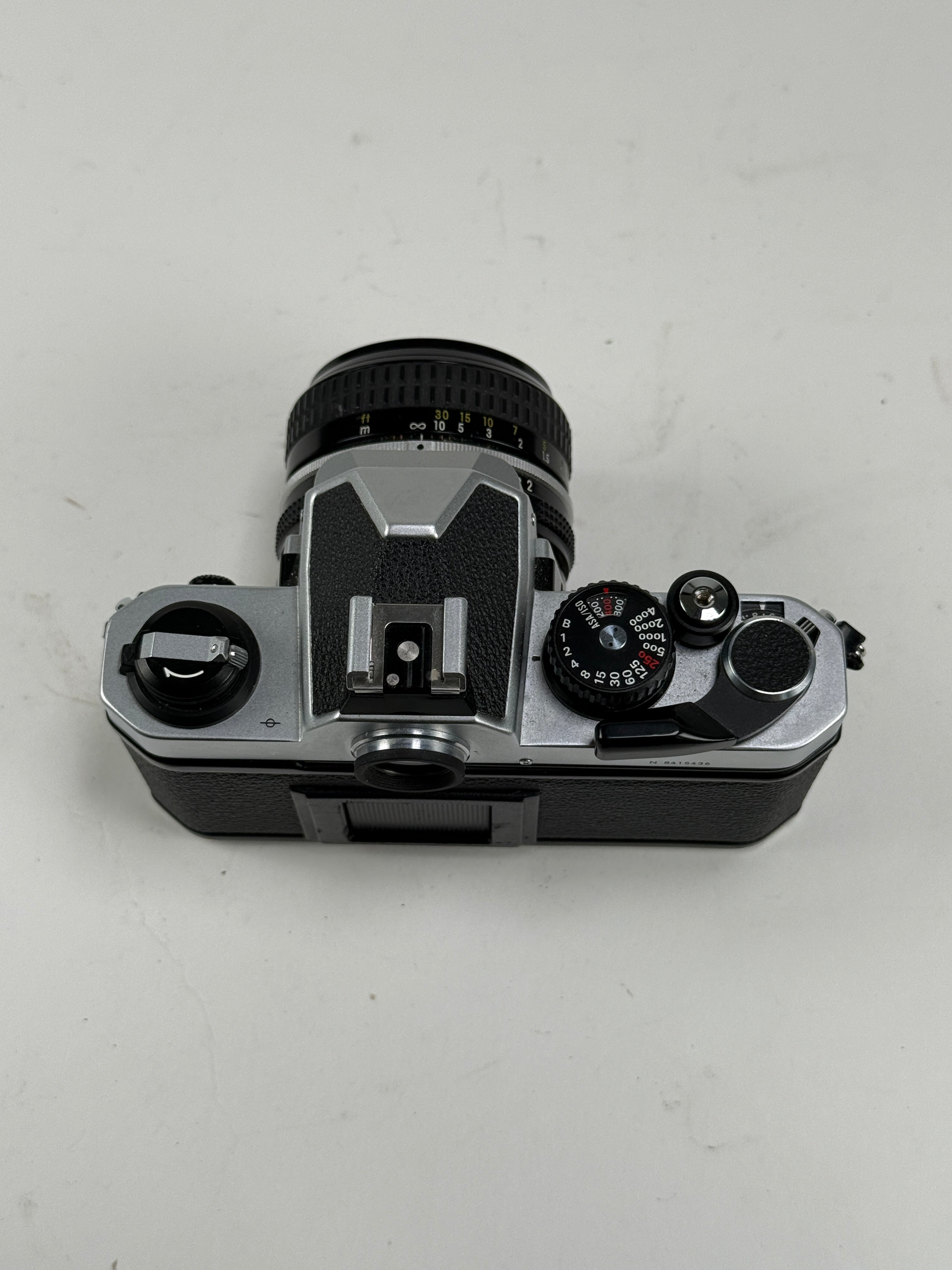 Nikon FM2 SLR Film Camera Body FM-2N Chrome kit w/ 50mm f2 lens