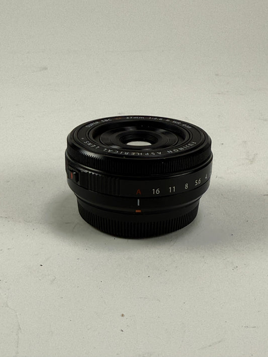 Fuji Fujinon Super EBC XF 27mm 2.8 Pancake Lens Black