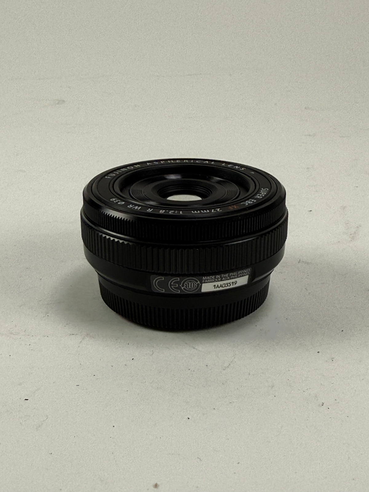 Fuji Fujinon Super EBC XF 27mm 2.8 Pancake Lens Black
