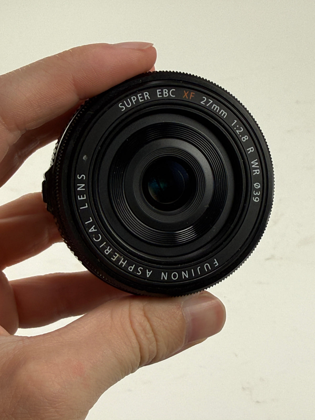 Fuji Fujinon Super EBC XF 27mm 2.8 Pancake Lens Black