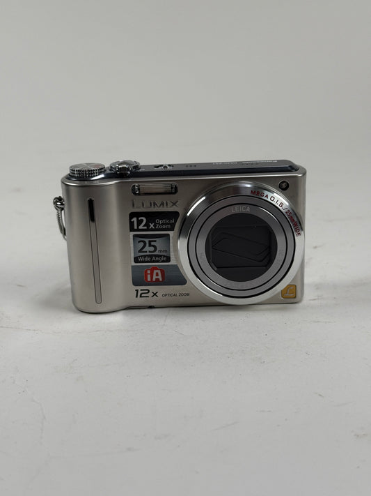 Panasonic Lumix DMC-ZS1 10.1MP Silver Digital Camera 12x Optical Leica Lens