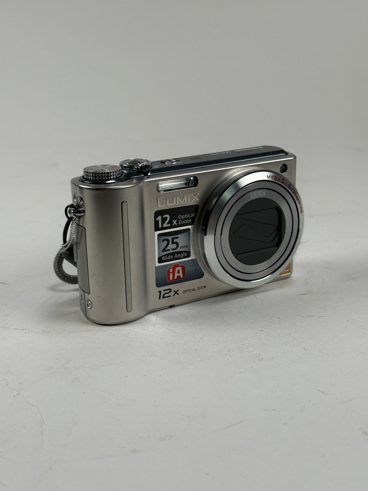 Panasonic Lumix DMC-ZS1 10.1MP Silver Digital Camera 12x Optical Leica Lens