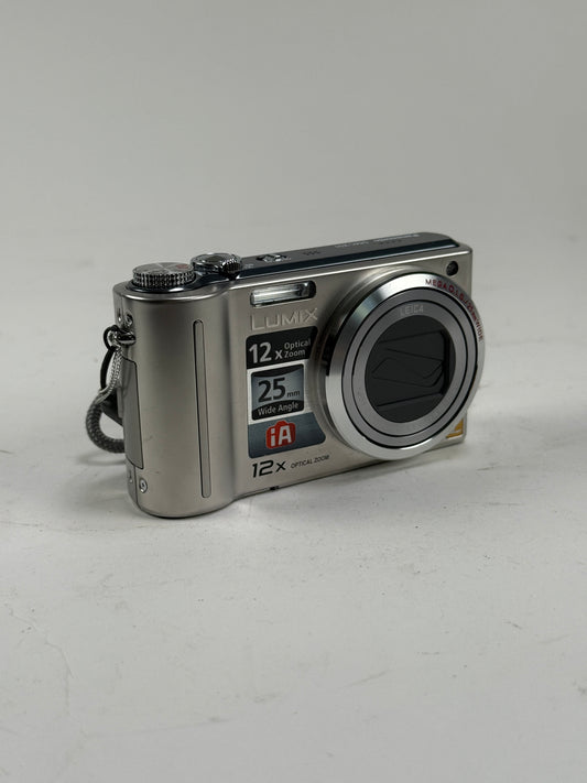 Panasonic Lumix DMC-ZS1 10.1MP Silver Digital Camera 12x Optical Leica Lens