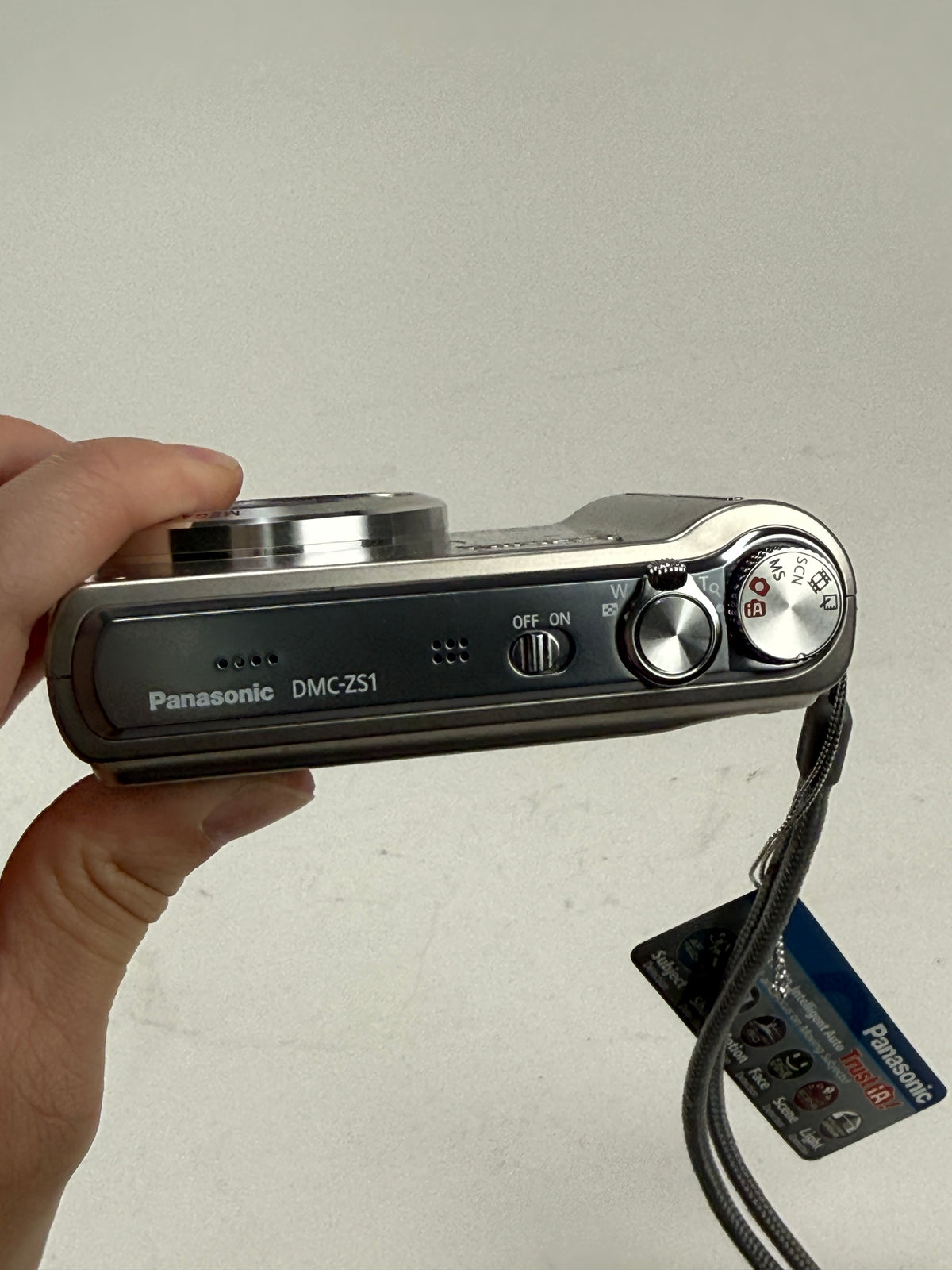 Panasonic Lumix DMC-ZS1 10.1MP Silver Digital Camera 12x Optical Leica Lens