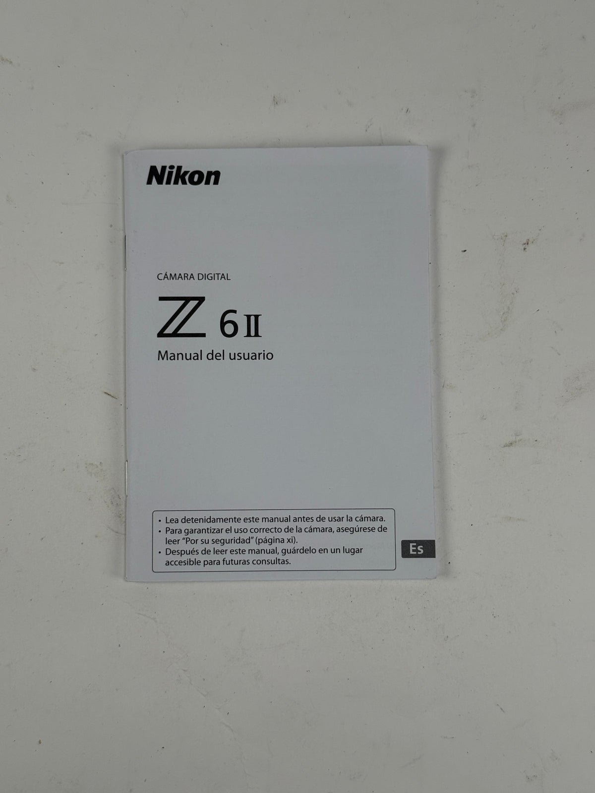 Nikon Z6II Instruction Owners Manual Z6ii Book Spanish