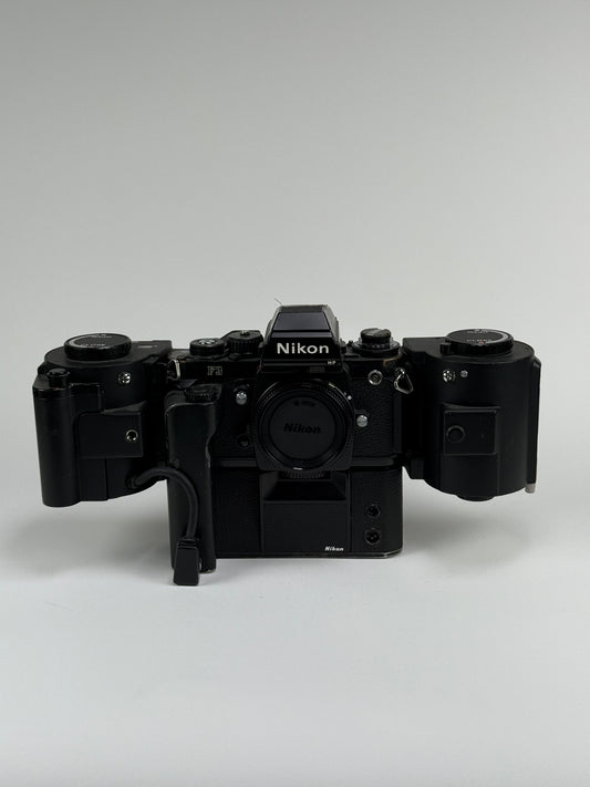 Nikon F3 Body with MF-4 250 Exposure Film Magazine Back Holder - Heinz Kluetmeier