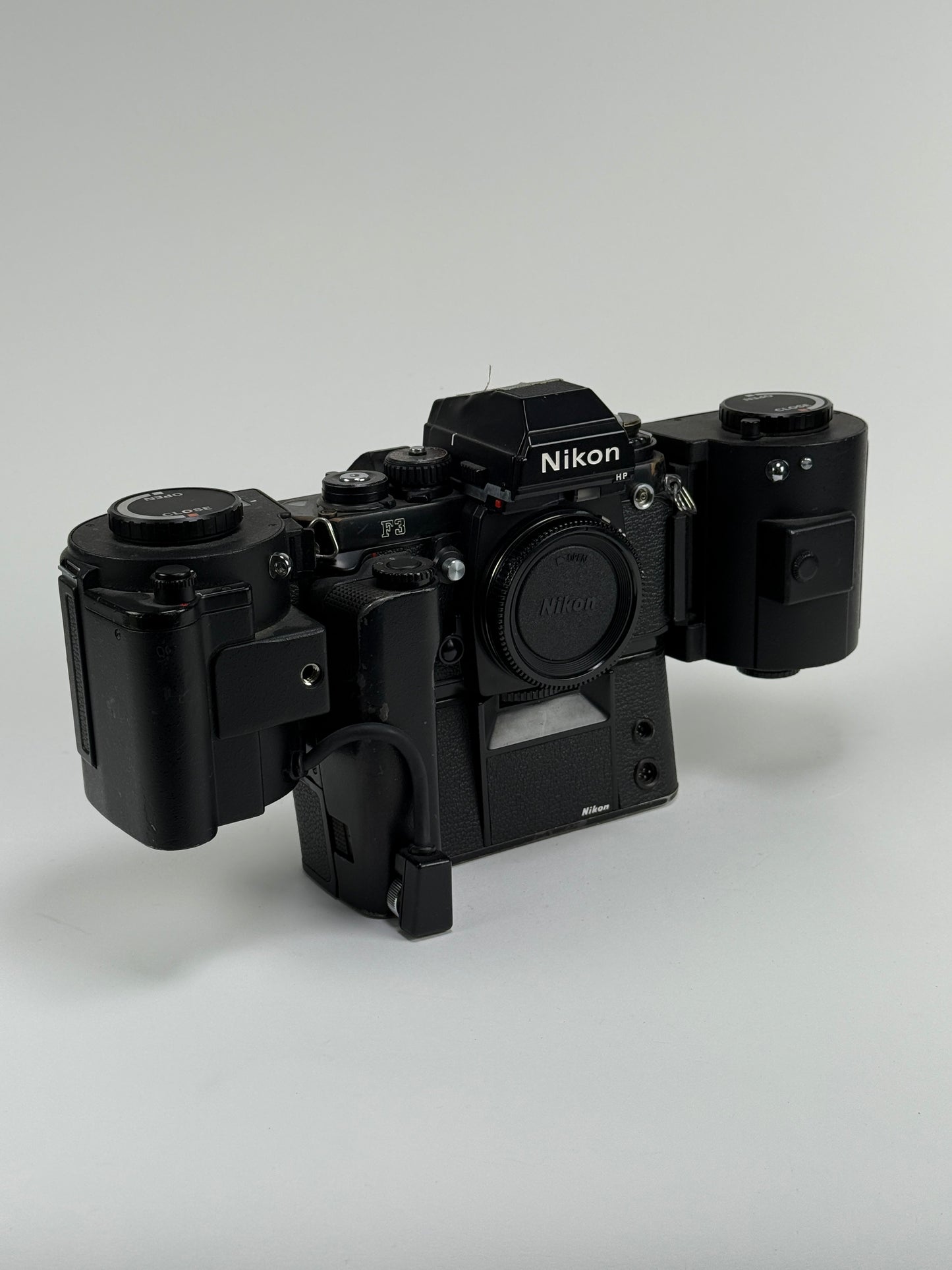 Nikon F3 Body with MF-4 250 Exposure Film Magazine Back Holder - Heinz Kluetmeier