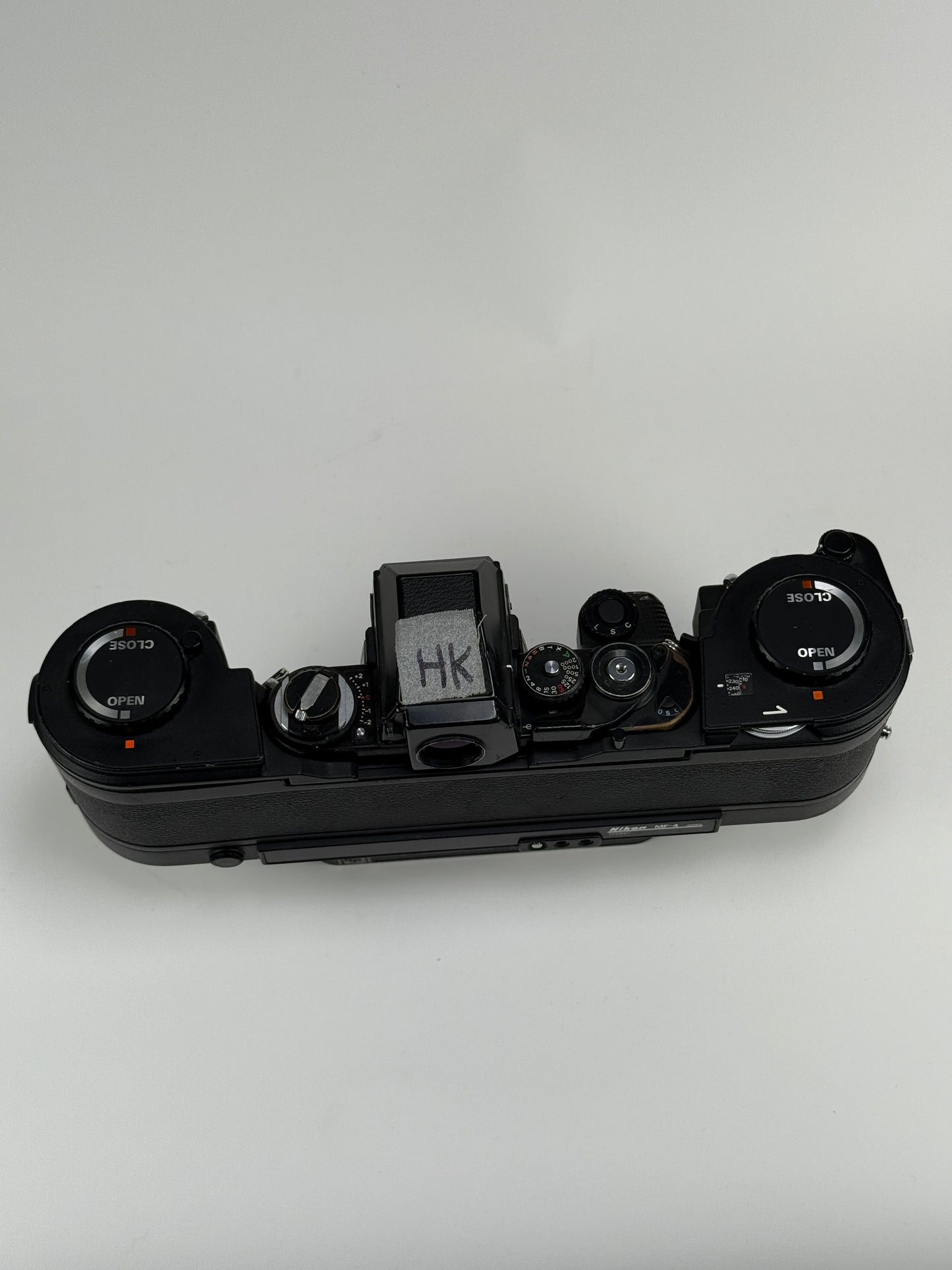 Nikon F3 Body with MF-4 250 Exposure Film Magazine Back Holder - Heinz Kluetmeier
