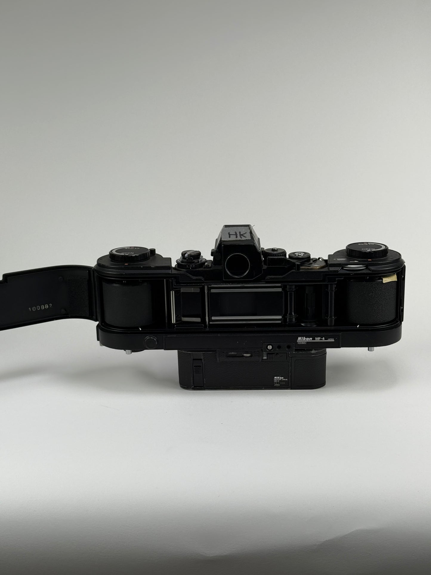 Nikon F3 Body with MF-4 250 Exposure Film Magazine Back Holder - Heinz Kluetmeier