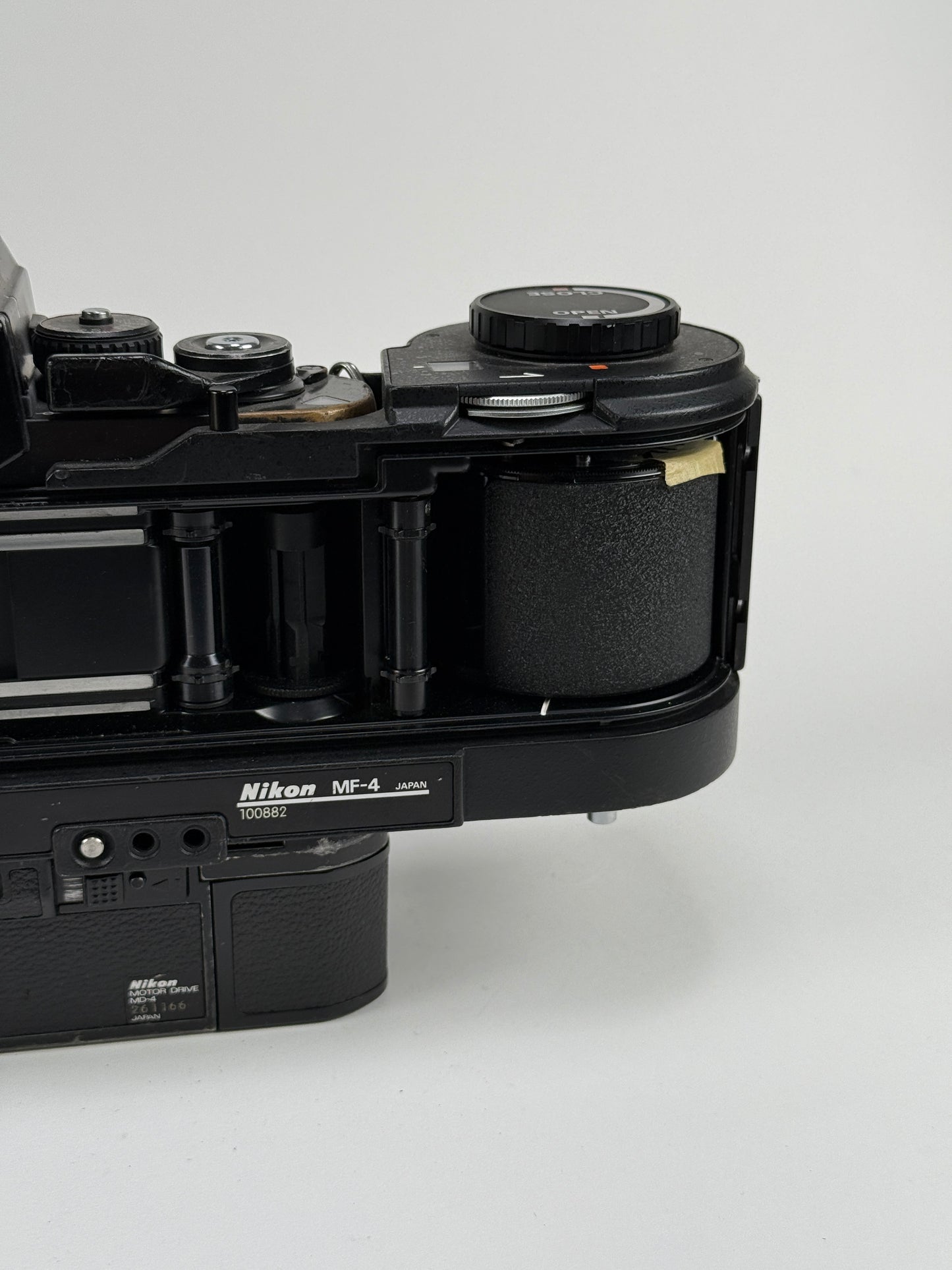Nikon F3 Body with MF-4 250 Exposure Film Magazine Back Holder - Heinz Kluetmeier