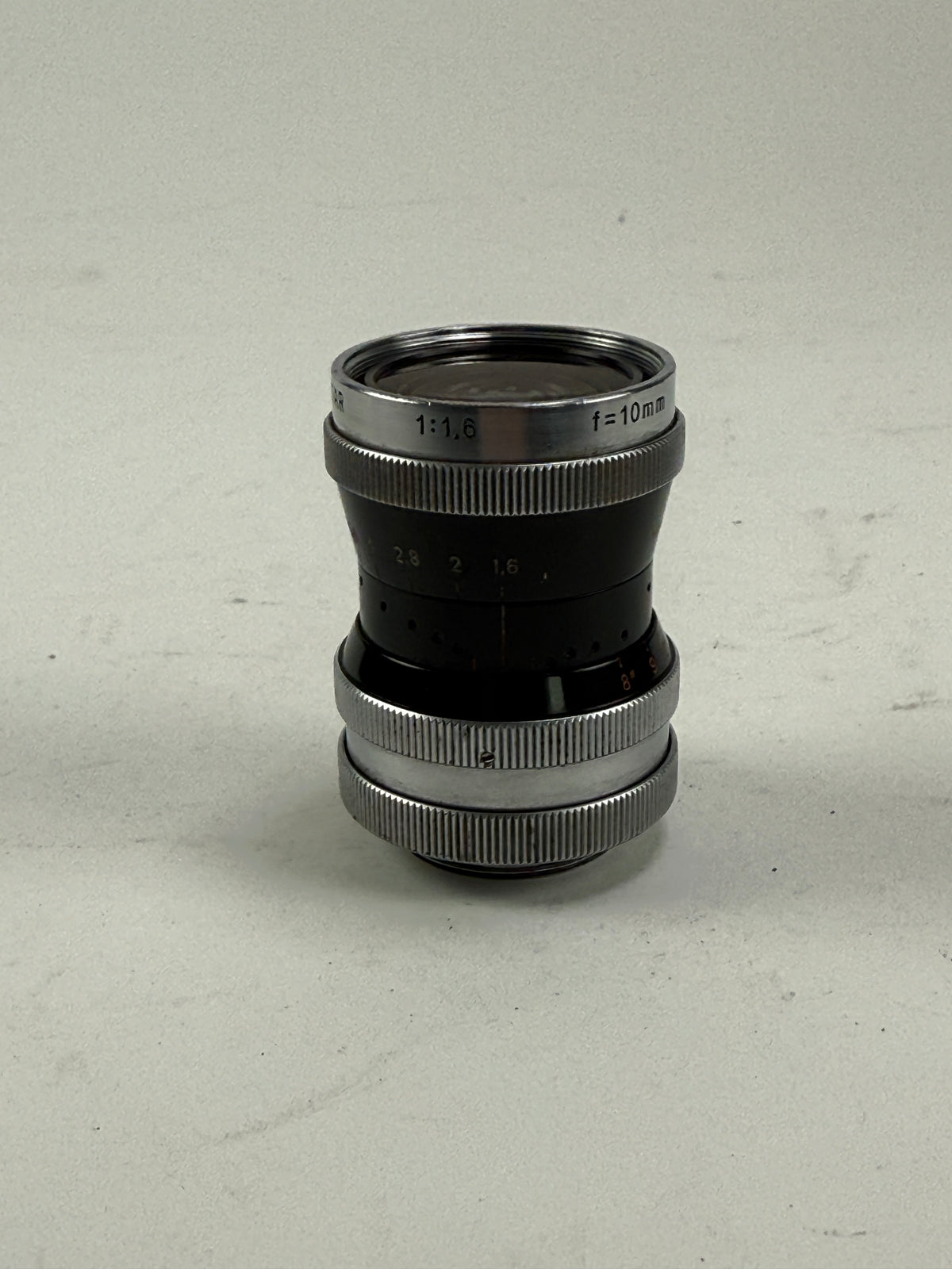 Kern-Paillard Switar 10mm f1.6 H16 RX C mount Cine Lens