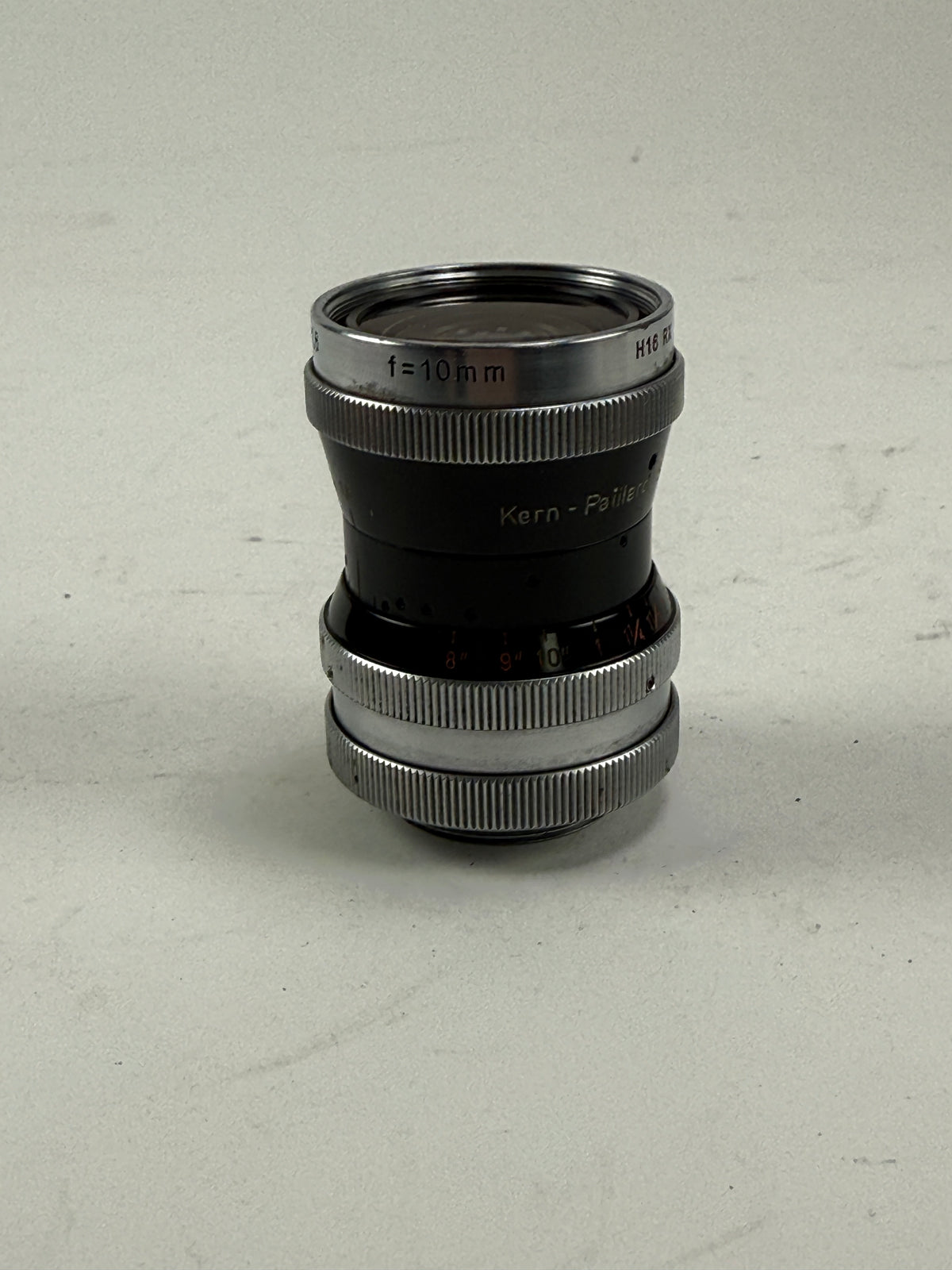 Kern-Paillard Switar 10mm f1.6 H16 RX C mount Cine Lens