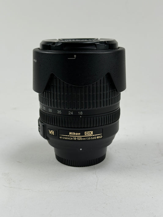 Nikon Nikkor AF-S 18-105mm f3.5-5.6 G ED DX VR Lens