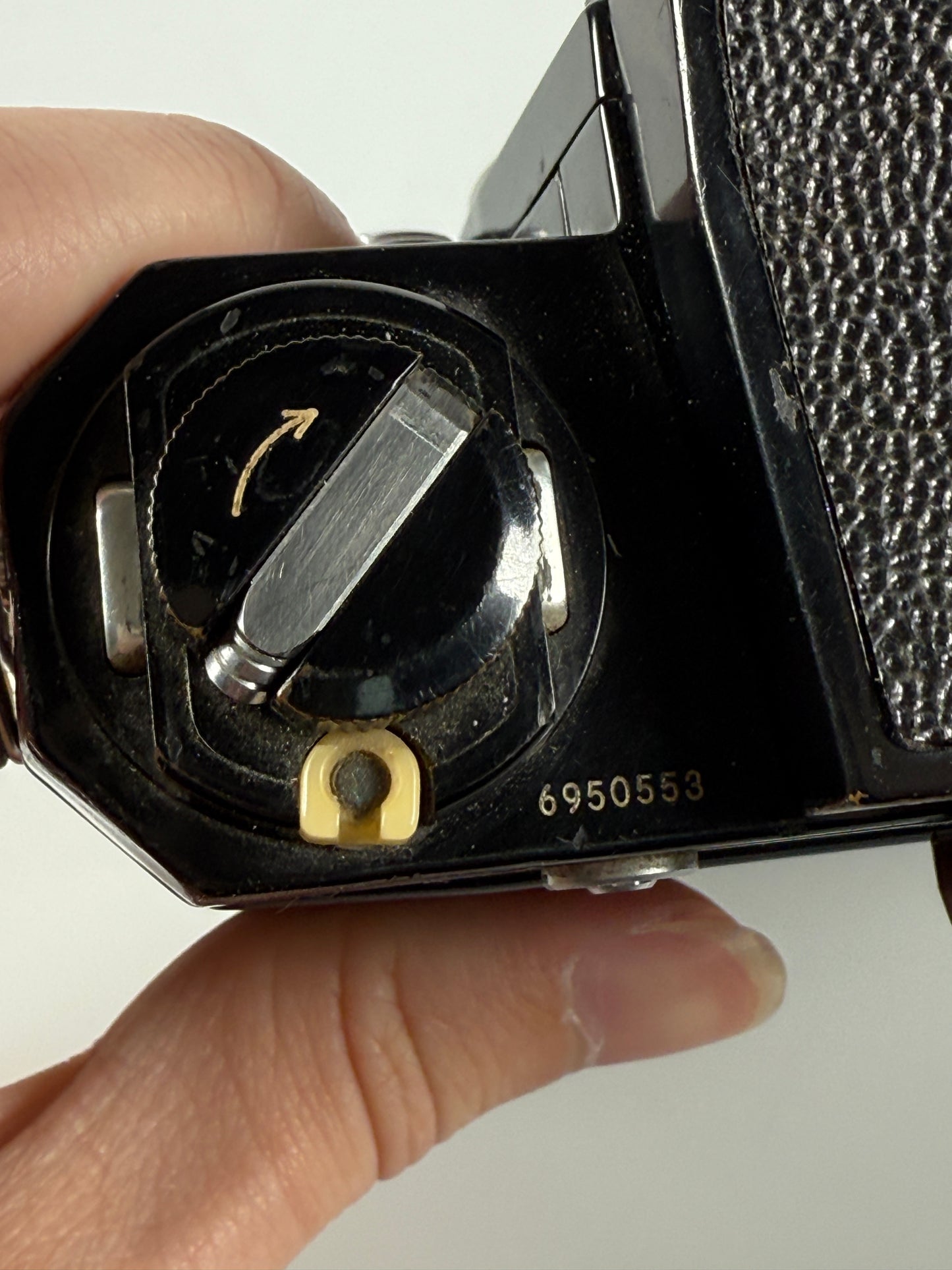 Nikon F Black body prism eye level finder 35mm film camera