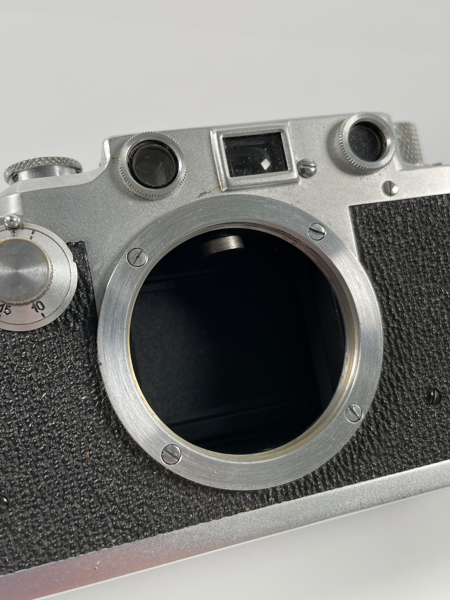 Leica IIIC Shark skin 35mm chrome Rangefinder film camera