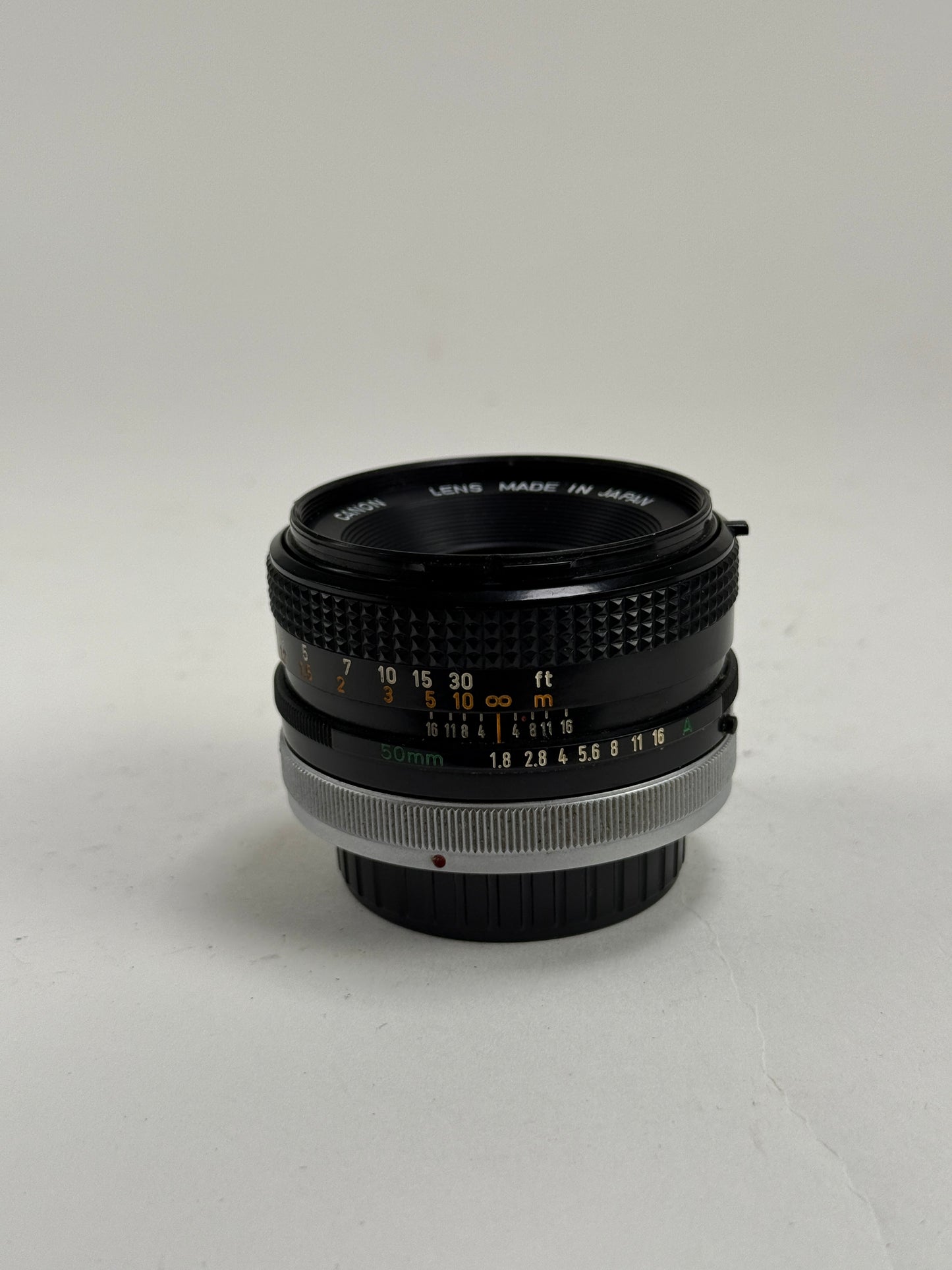 Canon 50mm F1.8 SC FD mount lens