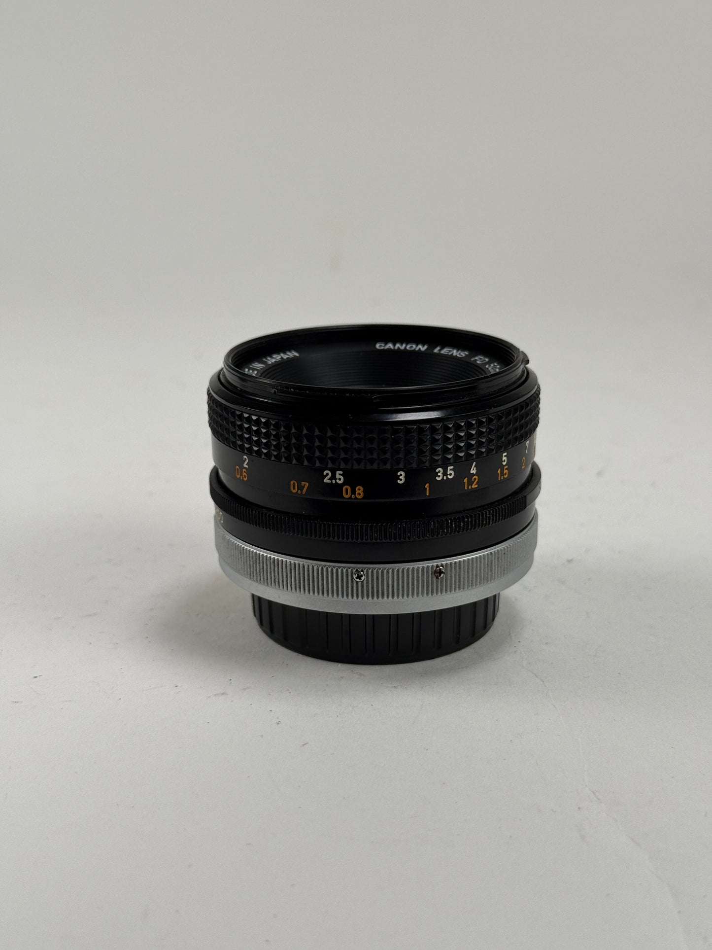 Canon 50mm F1.8 SC FD mount lens