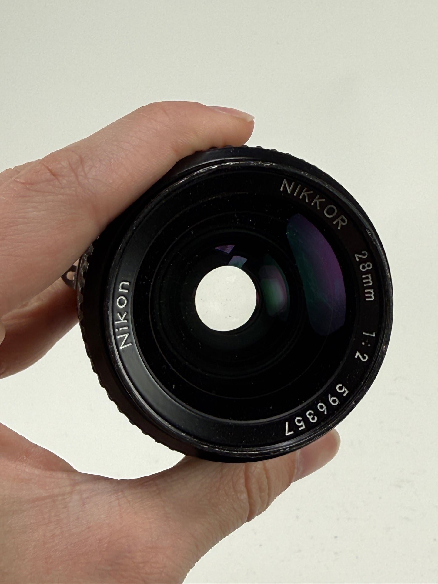 Nikon Ais NIKKOR 28mm f2 MF Lens manual focus