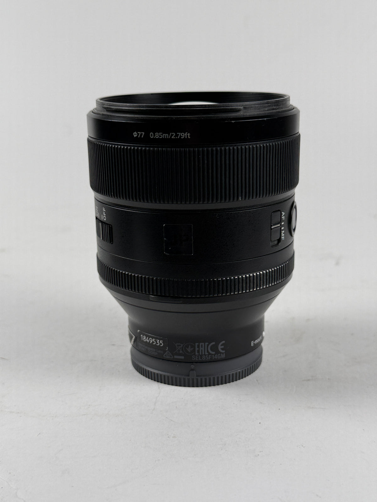 Sony FE 85mm f1.4 GM Full-Frame Prime G-Master Lens