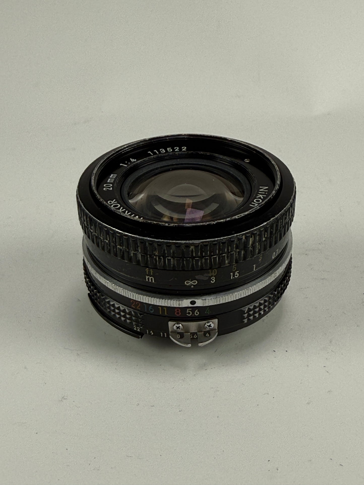 Nikon Nikkor 20mm F4 Ai Manual Focus Lens
