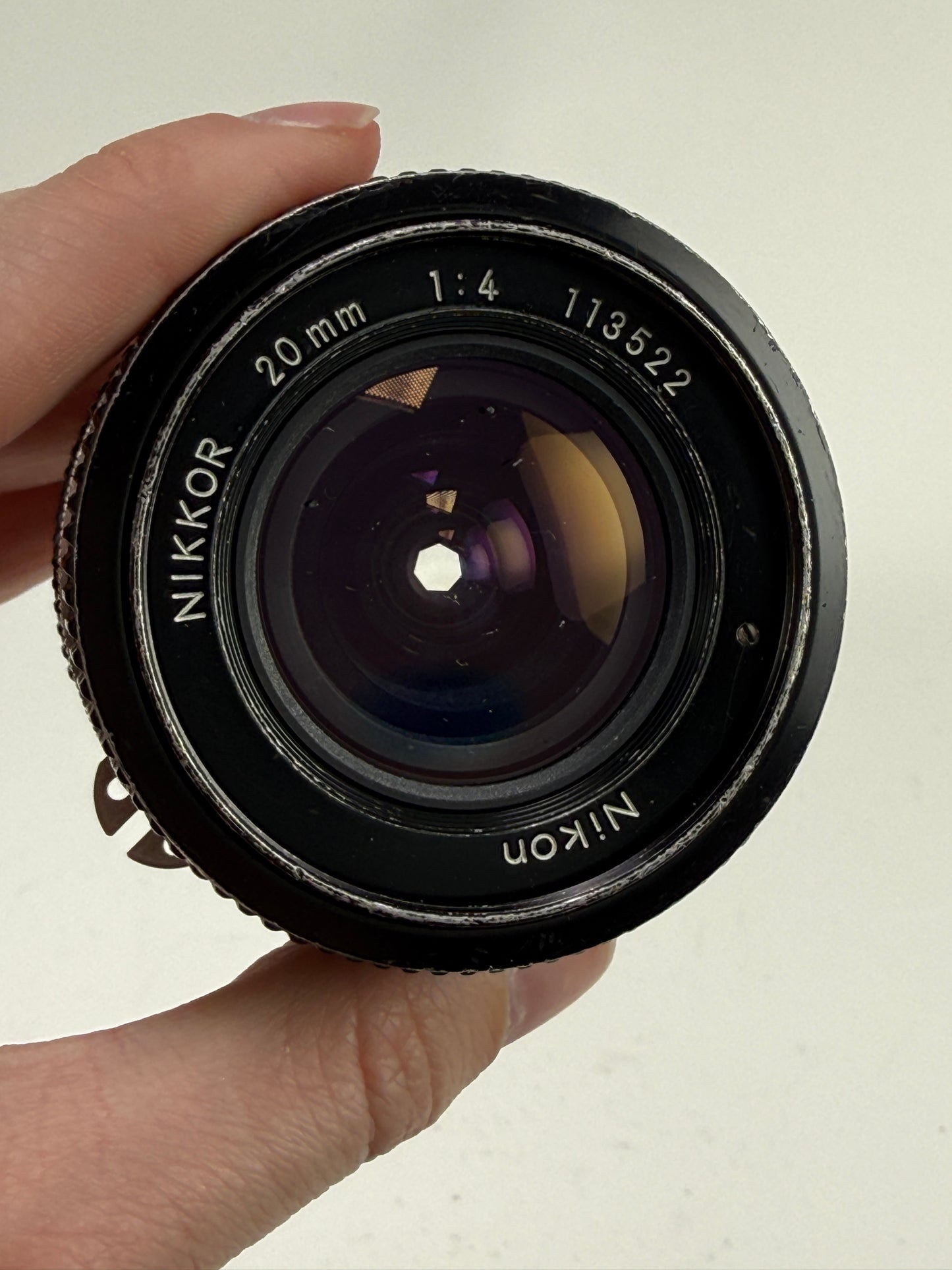 Nikon Nikkor 20mm F4 Ai Manual Focus Lens