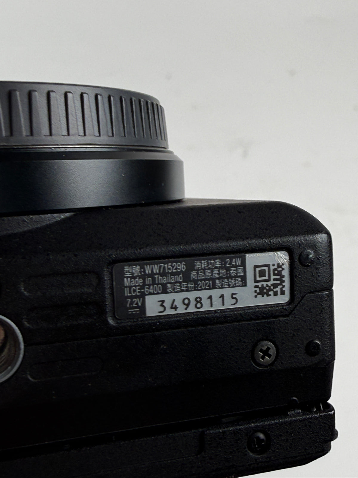 Sony Alpha A6400 Digital Camera Body Only
