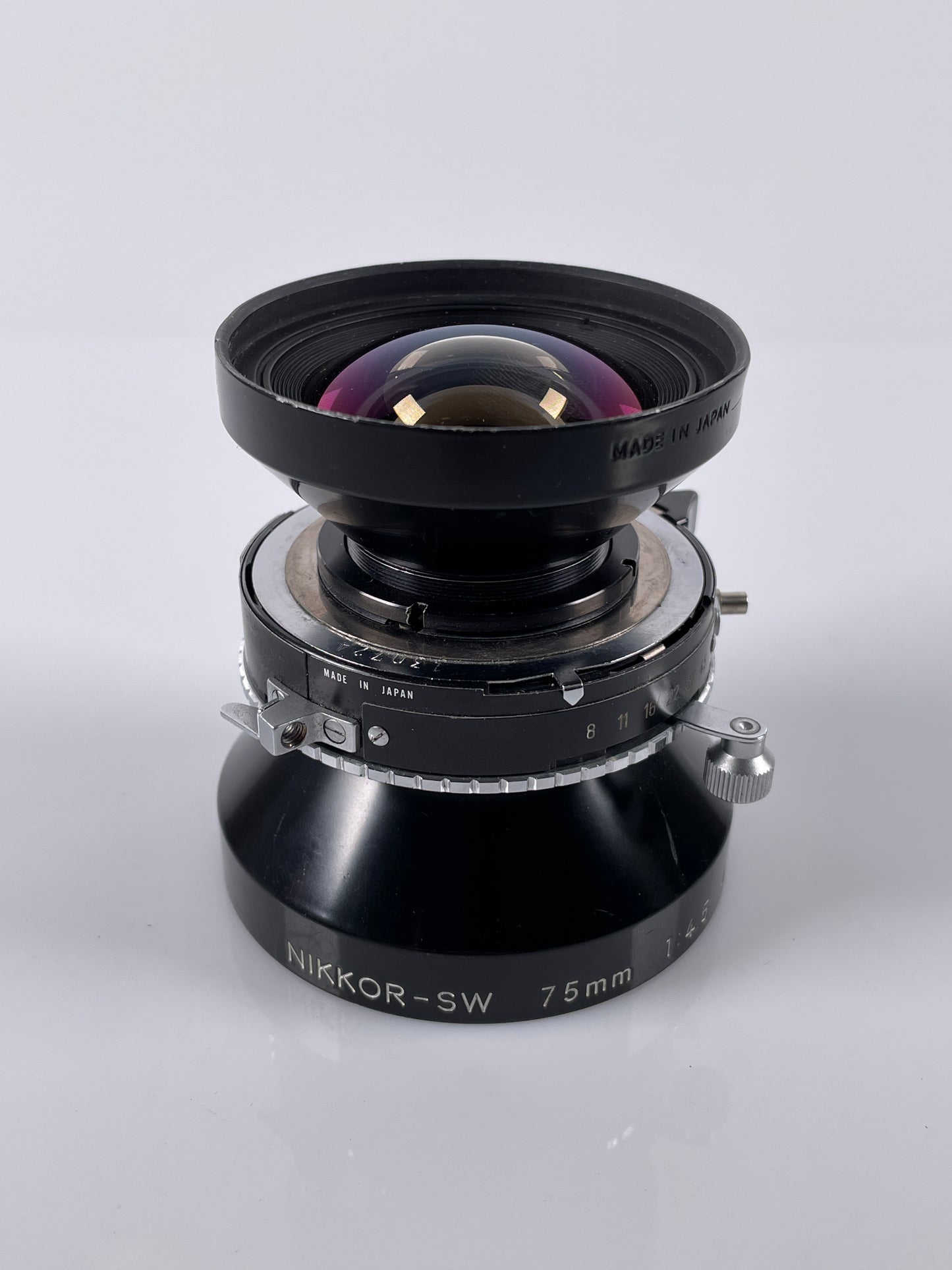 Nikon Nikkor - SW 75mm 4.5 Copal No. 0 large format Lens