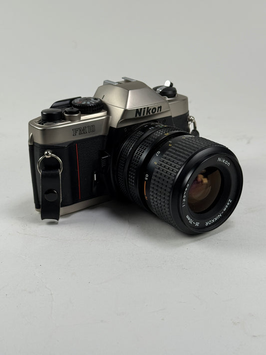 Nikon FM10 35mm SLR Film Camera Ai-s 35-70mm F3.5-4.8 Lens