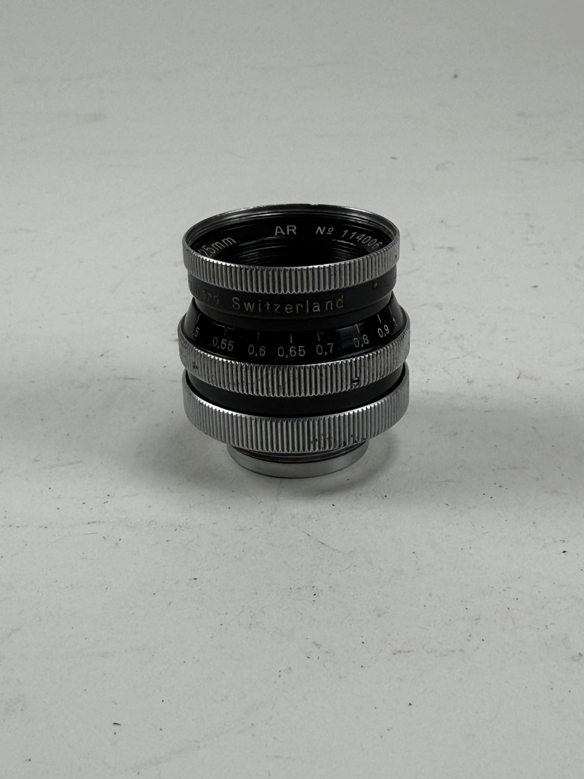 Kern Switar 25mm f1.4 AR Lens Bolex C mount H16