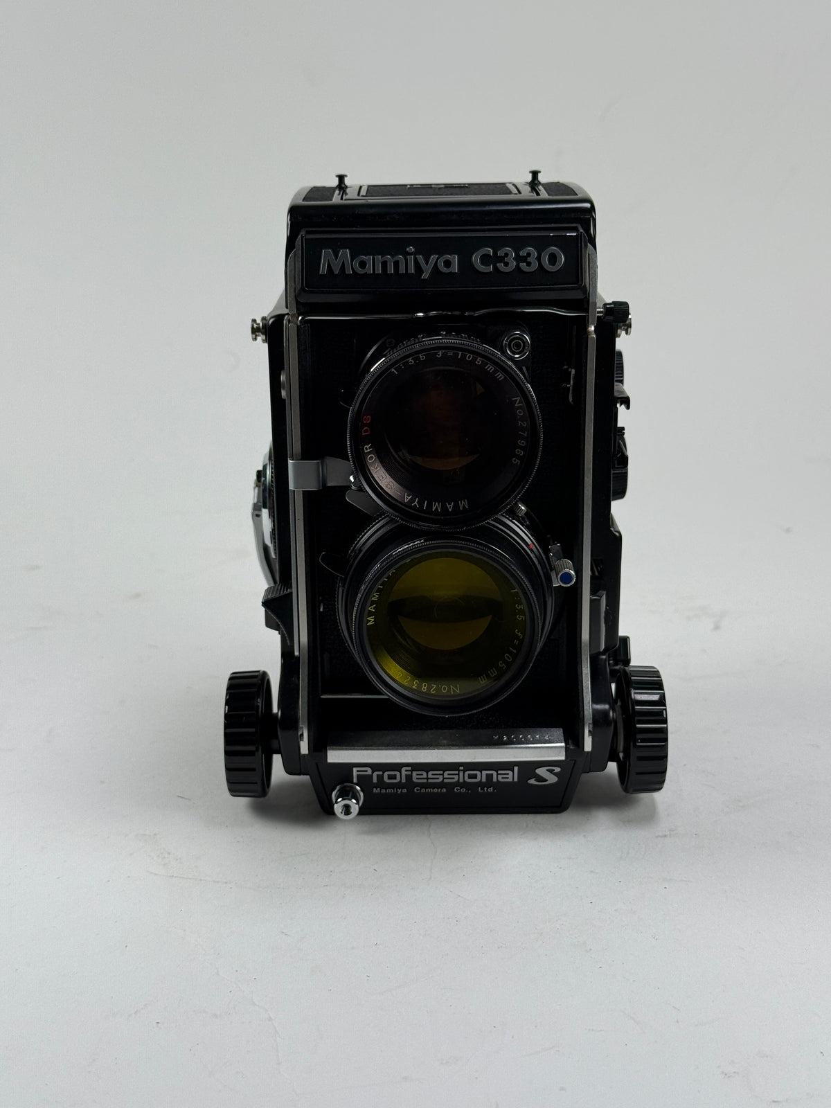 Mamiya C330 S Pro TLR medium format Film camera kit 105mm f3.5 DS blue dot lens