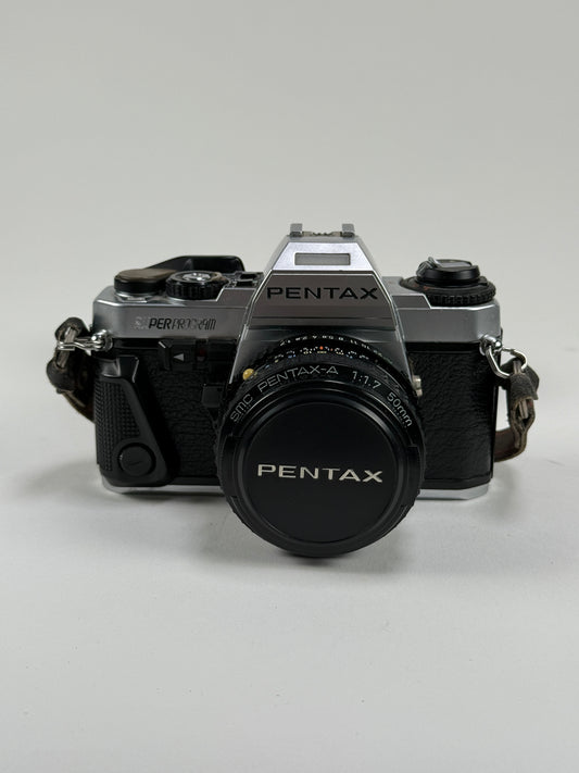 Pentax Super Program 35mm Film SLR Camera w/ SMC 50mm f1.7 Lens Kit